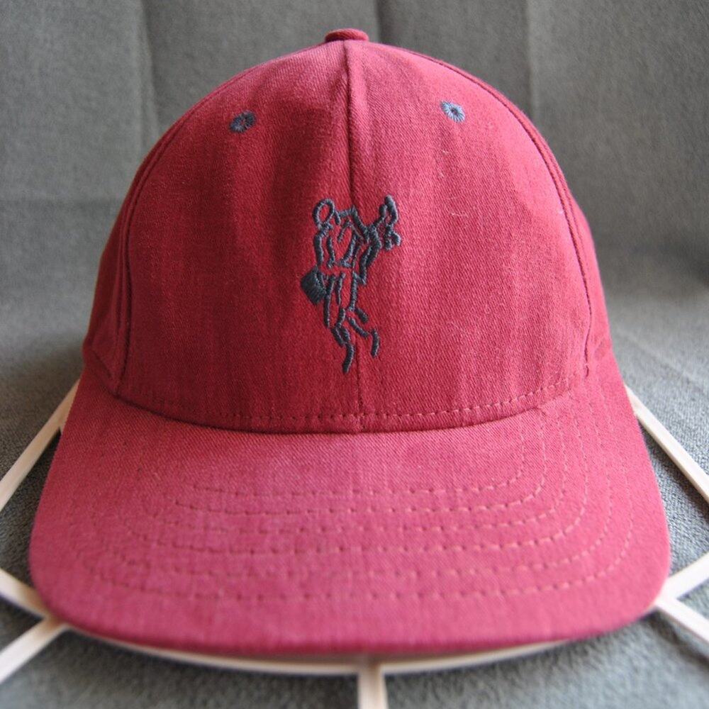 Ashworth Red & Black Golfer Hat w/ Leather Adjustable Strap